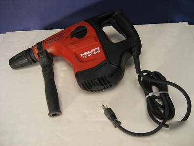 Hilti te 40-avr sds top te-t chuck combi hammer w/case 