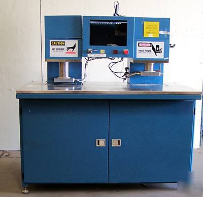 Milwaukee cylinder hydraulic dual press heated platten