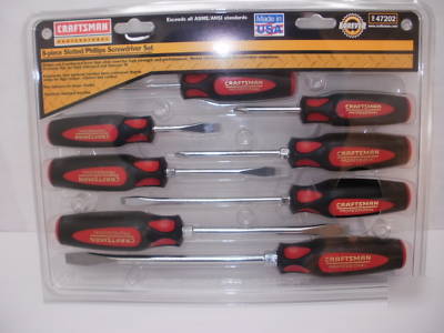 New craftsman pro 9-47202 8 piece screwdriver set F7
