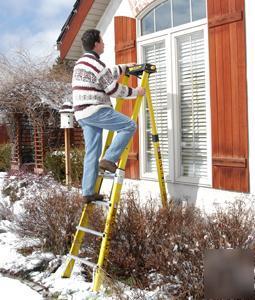 New little giant ultra step ladder 5-8' fiberglass 300