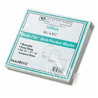 Quality park redi-file diskette/cd pocket/mailer for...