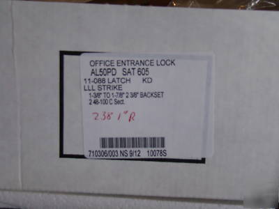 Schlage AL50PD sat 605 office entrance lockset ~ qty:10