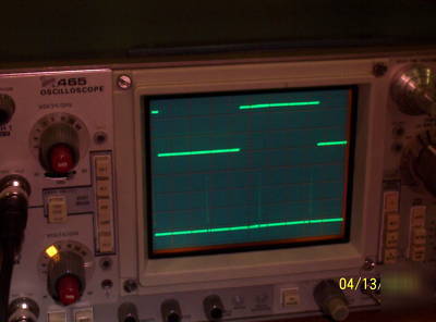 Tektronix model 465 oscilloscope, working 