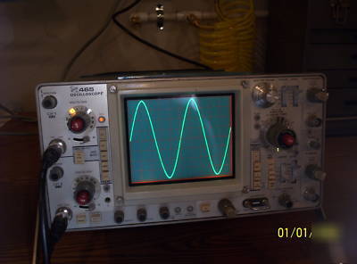 Tektronix model 465 oscilloscope, working 