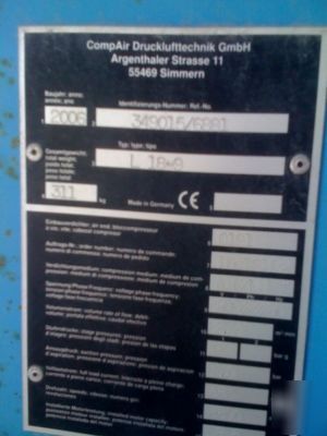 Used compair L18-9 air compressor w/ dryer