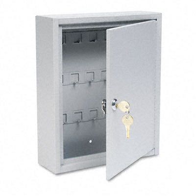 Locking wafer tumbler 28-key steel cabinet platinum