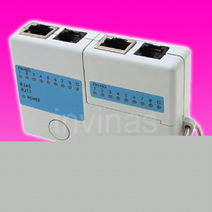 New mini cable tester network lan CAT5 RJ45 rj-45 RJ11