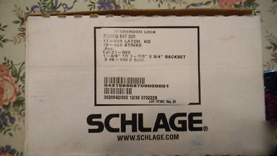 New ~ ~schlage AL80PD sat 626 chrome keyed storeroom lock