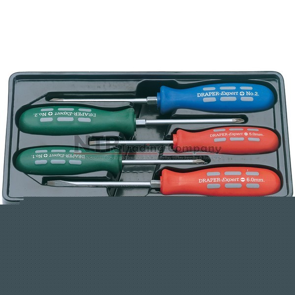 5 pc engineers mechanics driver set in insert tray