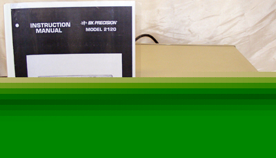 B k precision dual trace oscilloscope 20 mhz model 2120