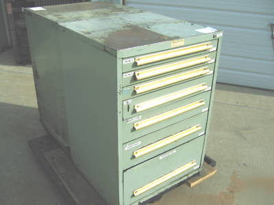 Equipto 7 drawer tool storage cabinet vidmar tooling 