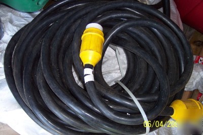 Generator or shore power cord 6-3 awg stw 50' wire