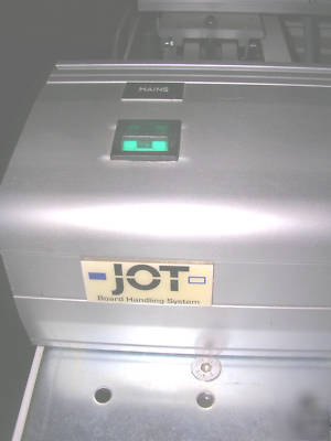 Jot rs-1 repair station, board handling system, used
