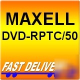 Maxell dvd-rptc/50 r print center pack 16X write once