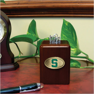 Michigan state university paper clip holder