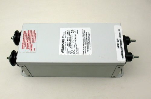 New allanson 7,500 v. neon,jacobs ladder,transformer 