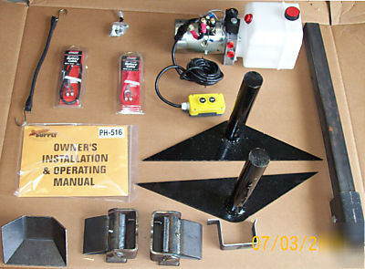 New complete dump trailer hoist kit - free shipping 