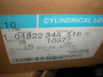 New sargent profile cylindrical lock with keypad