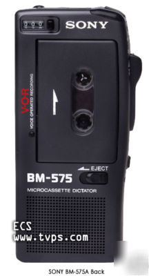 New sony bm-575 BM575 micro cassette portable recorder