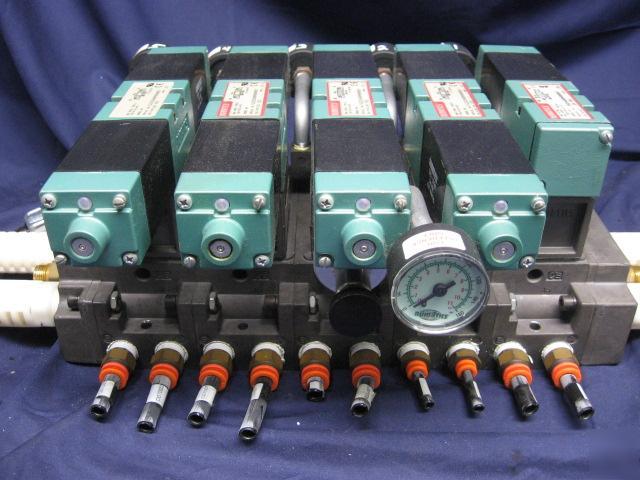 Numatics 5 flexibloks, 5 solenoid valves