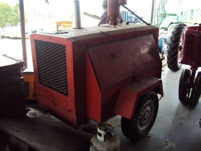 Very good joy air compressor w/ hoses drill hammer