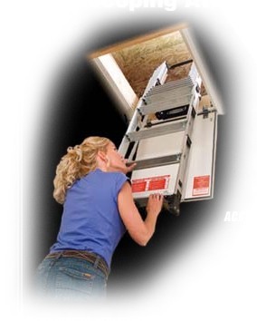 Werner AA8 televator attic ladder
