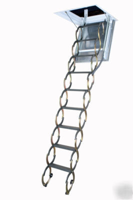 Fire rated attic ladder 11' scissors -25X47 fakro lsf