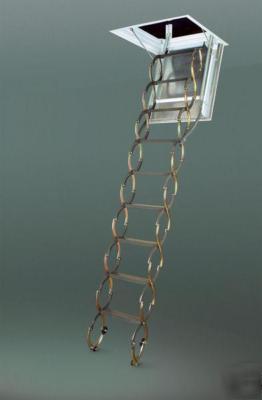 Fire rated attic ladder 11' scissors -25X47 fakro lsf