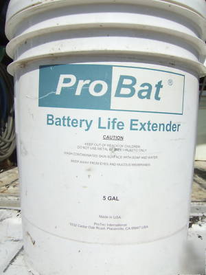 Forklift truck rv battery rejuverator 5 gallons