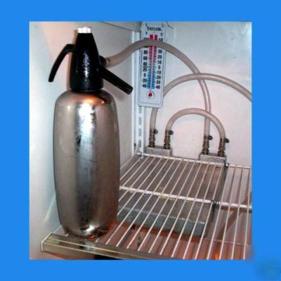Home soda fountain seltzer, wet bar, CO2, diy in fridge