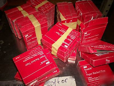 Lot of 27 ea. 3M scotch 3 flatback paper thermosetting