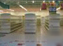 Lozier gondola shelving used endcap / wall units white 