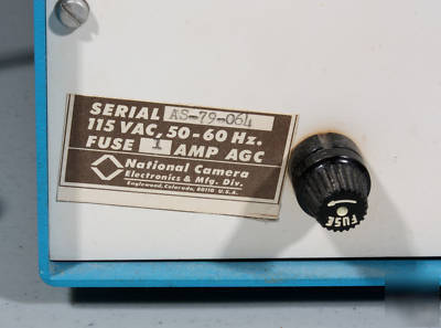 National camera shutter tester autosystem 7 with manual