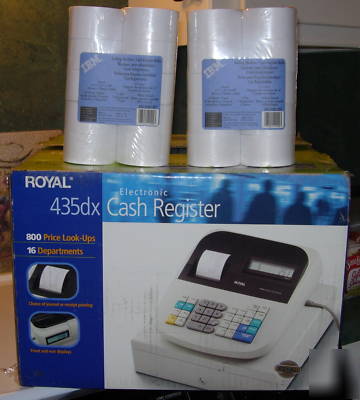 New in box royal 435DX cash register + bonuses 