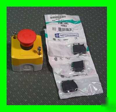 Telemecanique XALK194 control station w/(3) ZBE101