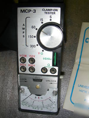 Three unit piece complete electric test sets volt/amp