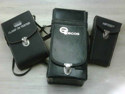 Three unit piece complete electric test sets volt/amp