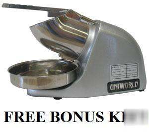 Uniworld ucho-NSP6 snow cone shaved ice machine maker