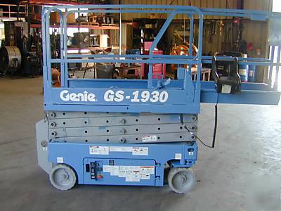  genie gs-1930 scissor lift nice 