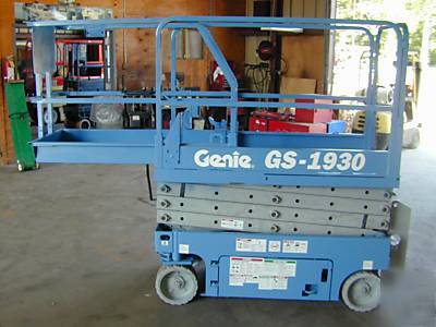  genie gs-1930 scissor lift nice 