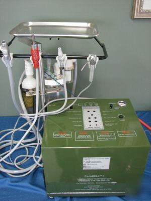 Bell portabell ii dental field unit w/bienair elect.