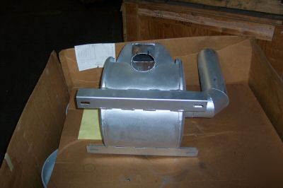 Cowl large spiral exhaust silencer muffler ts 50 pl nos