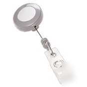 Gbc retractable badge holder - gray - GBC50573 - 50573