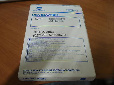 New konica minolta black developer DV710 genuine 