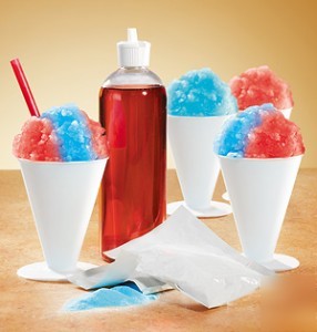 Nostalgia electrics sfk-512 snow cone maker refill kit