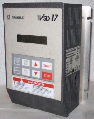 Square d vsd 17 VSD17 VSD17U18S66 variable speed drive