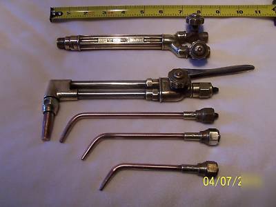 Victor cutting torch mixing handle xtra cut braise tips