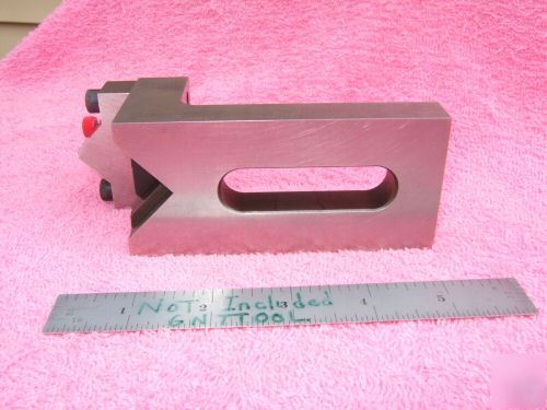  v-block w/ clamp wee vee /clamp machinist toolmaker 
