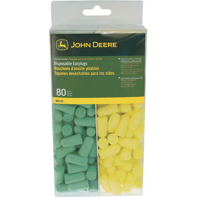 Ao safety john deere disposable ear plugs 93115-80000