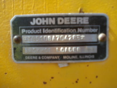 1987 john deere 510B loader,backhoe enclosed cab, ready